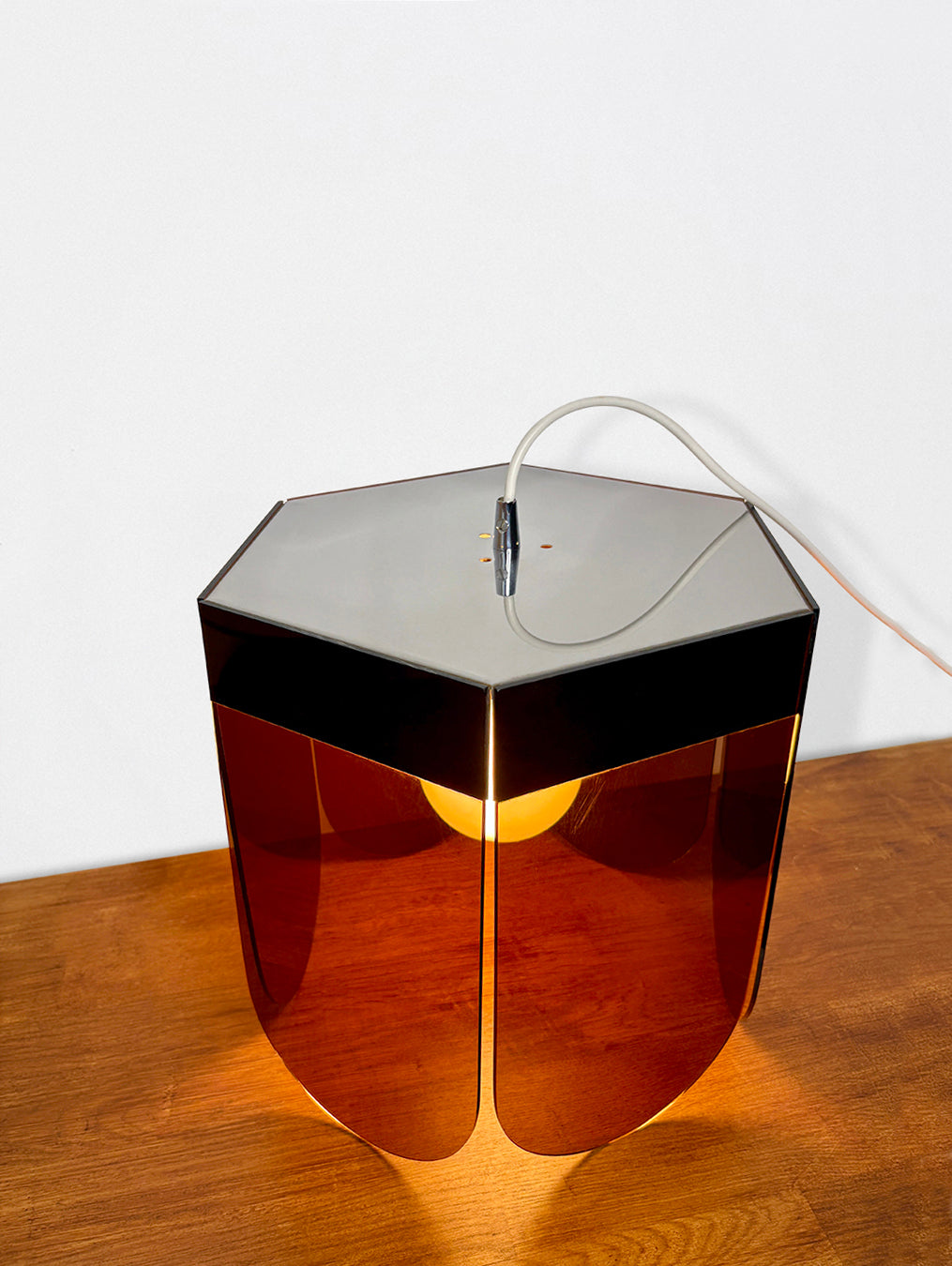 Suspension fleur plexiglas